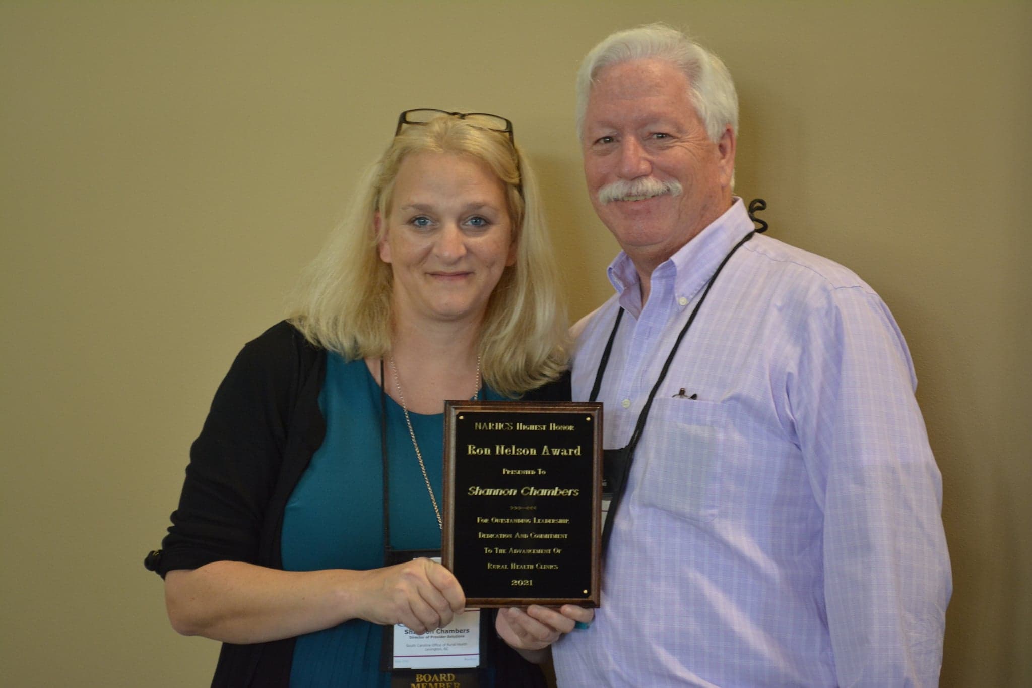 Shannon Chambers wins national leadership award - SC Office of