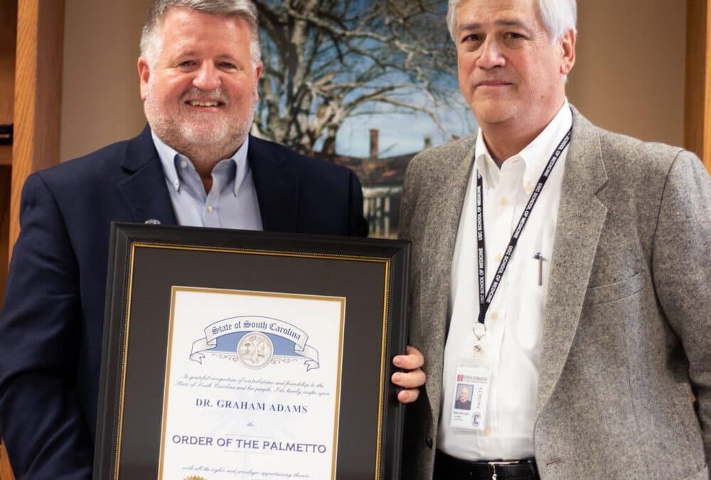CEO Graham Adams awarded Order of the Palmetto